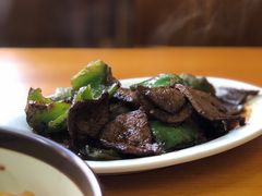 青椒炒猪肝-台湾风味小吃(长乐店)
