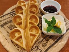 原味香草冰激凌华夫饼-吉姆丽德乡村西餐厅(闵行交大店)