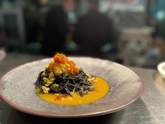 蛤蜊蟹肉鱼子酱海胆墨鱼面-L'Arome芳芳法国餐厅(仙林金鹰店)