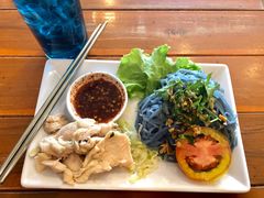 -蝶豆花蓝面条