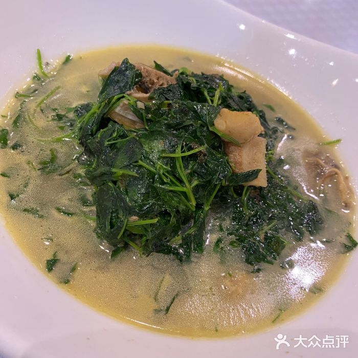 镇扬菜馆河蚌三芽菜图片