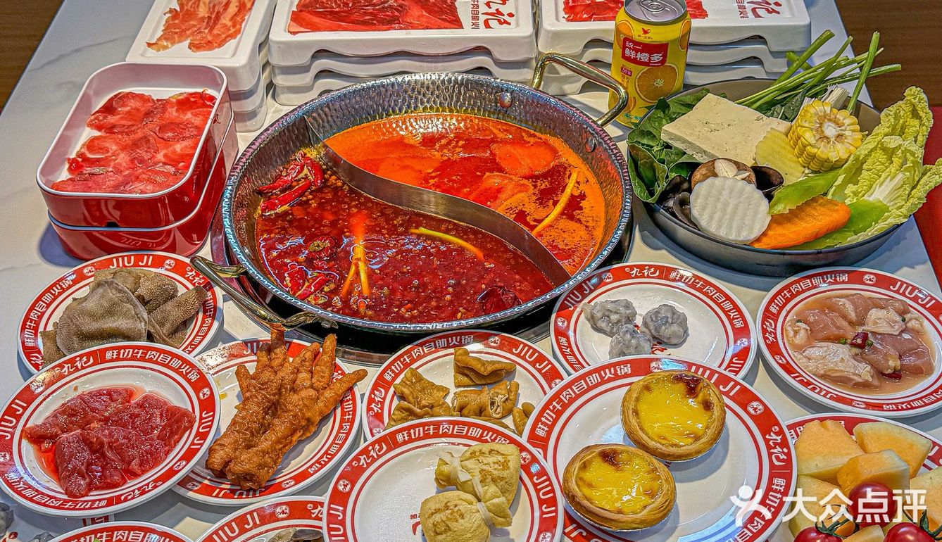  济南高新万达！！终于开了！鲜切牛肉自助火锅