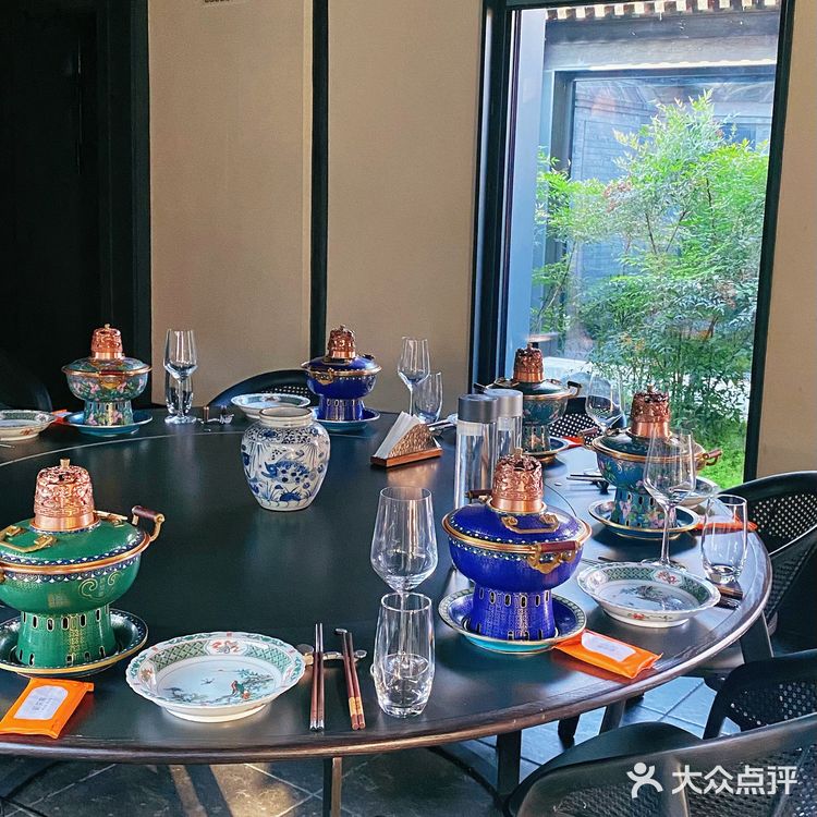 在白塔寺一不小心吃到老北京铜锅涮肉天花板