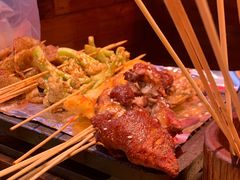 -路边摊小炉子烧烤