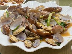 姜葱炒花甲-后田海鲜餐厅(南澳香湖湾店)