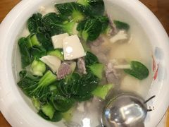 青菜豆腐肉片汤-华顺土菜馆(洪岗路店)