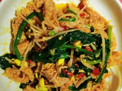 菠菜豆芽拌面筋-西域阿里马新疆菜·清真(桂花路店)