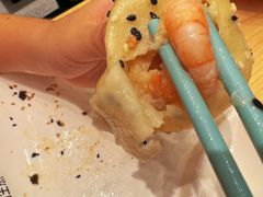 荠菜藤椒大虾小杨拼盘生煎-小杨生煎(深圳岗厦北店)