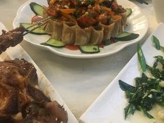 番茄羊肉扒窝窝-那达慕蒙古风味酒楼