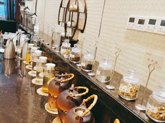 自助调料区-九华山聚龙大酒店