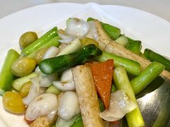 淮山银杏炒幼芦笋-利苑酒家(华熙国际店)