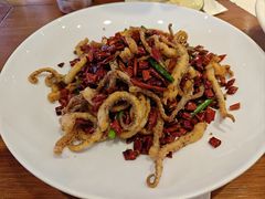 香辣鱿鱼须-渔家风味·鲅鱼水饺·央视展播·海鲜天津菜(开发区店)