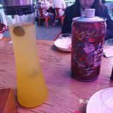 啤酒撸串子,因为瑞虹这家店店门口是可以摆桌子的