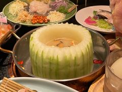 -得意咚瓜·顺德鱼生·冬瓜盅火锅