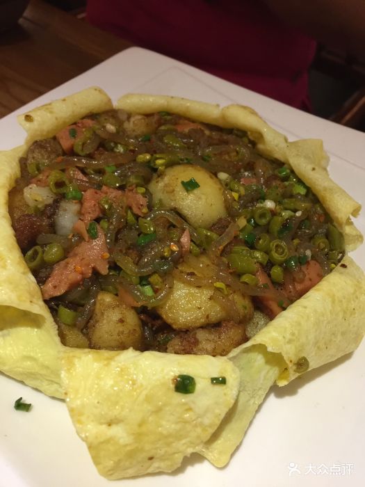 苗乡楼贵州味道(西红门店)遵义蛋包洋芋图片 - 第1张