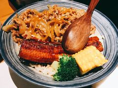 牛肉鳗蒲烧双拼饭-渔寿司·日本料理(艾尚天地店)