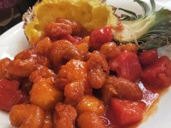 菠萝虾球-再回头私房菜·老南京菜