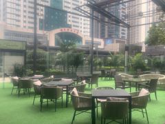 -深圳温德姆至尊酒店·大堂吧·户外花园