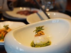 香椿蚕豆泥海胆溏心蛋-杭州西子湖四季酒店·金沙厅