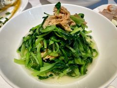 鸡毛菜炒腐衣-玫瑰厅上海菜(兴国路店)