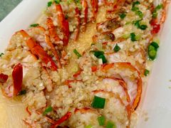 蒜蓉开边蒸九节虾-金塘胜宴(石湾店)