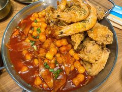 必点炸鸡翅配年糕-HOTISLAND海鸡岛·韩国料理(江南西店)