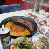 今天火锅吃撑了，超满足