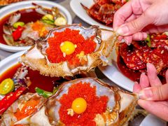 -草家酱蟹炭火烤肉店(珲春南路一店)