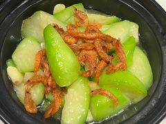 瑶柱樱花虾啫胜瓜-百味馆·粤菜·湛江菜(后海花园店)
