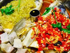 鸳鸯鱼头王配面-望湘园·湖南菜(宏伊店)