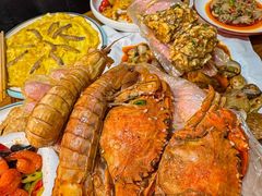 -东来菜馆•手抓海鲜家常菜•海鲜锅贴(鸽子窝店)