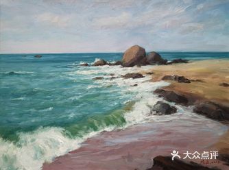用油画诠释广阔——海的乐章
