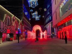 商场外的夜景-兴隆摩尔世界