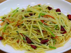 干炒土豆丝-桃花岭饭店桂香楼