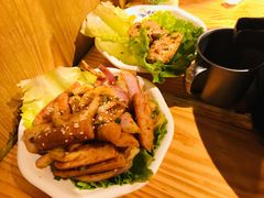 蒜香鸡翅中-胖记烤肉(江汉路店)