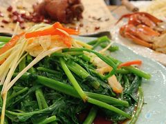 白灼空心菜-十面欢腾·海鲜面·台式Bistro(长乐路店)