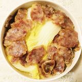 娃娃菜最美味的做法之香肠蒸娃娃菜