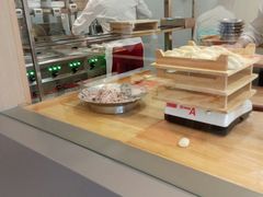 面包甜点陈列柜-喜家德虾仁水饺(麒麟社店)