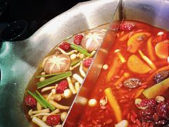 台式麻辣花胶鸡鸳鸯锅-湊湊火锅·茶憩(世博大道店)
