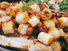 宫保鸡丁烤鱼（清江鱼/斤）-锦尚阁烤鱼(望京新荟城店)