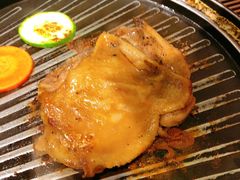 黑椒大鸡排-山野的朋友露营炭火烤肉