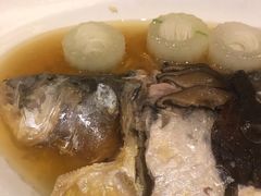 清蒸鲥鱼配面盏-上海皇廷花园酒店·御宴中餐厅