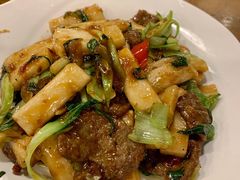 XO酱牛肉炒年糕-日昌餐馆(亦庄店)