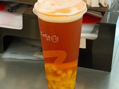 黄桃百香红茶-CoCo都可(合生汇店)