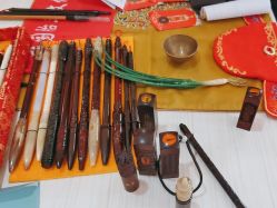 点击看大图 -天禧专业理胎发纪念品乐园·婴儿宝宝理发剃胎毛胎头胎毛笔定制店