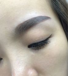 韩式半永久根雾眉-平萍纹绣韩式半永久定妆