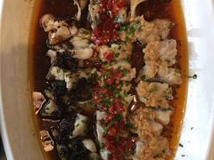 三色蒸鮰头鱼-巴陵全鱼席(湖南老字号汴河街店 )