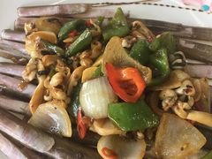 豉椒炒圣子-旺富东海大酒楼(海鲜街店)