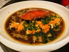 葱油蒸红膏蟹-玫瑰厅上海菜(兴国路店)