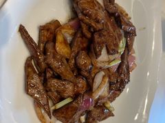 京葱爆猪肝-虎哥私房菜(馒头山店)